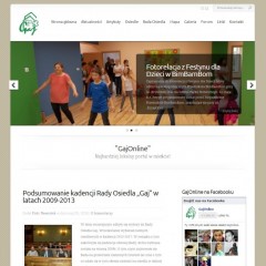 Witamy na nowej stronie GajOnline