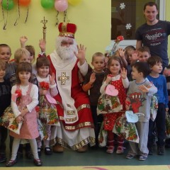 Mikołaj w osiedlowych przedszkolach