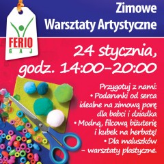 [PR] Artystyczne warsztaty dla dzieci w Centrum Handlowym Ferio Gaj
