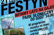 Program i atrakcje Festynu „Witamy lato na Gaju” [Aktualizacja 16.06]