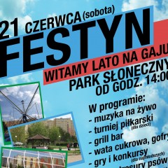 Program i atrakcje Festynu „Witamy lato na Gaju” [Aktualizacja 16.06]