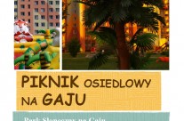 Zapraszamy na Piknik osiedlowy na Gaju!