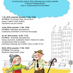 Plan spotkań Klubu Seniora na kwiecień