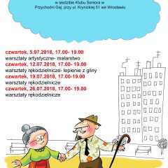 Plan spotkań Klubu Seniora na lipiec