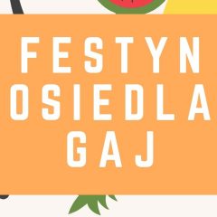 Zapraszamy na Festyn Osiedlowy