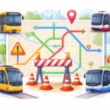 Remont torowiska – ul. Gliniana / ul. Borowska, Zmiany w trasach komunikacji miejskiej